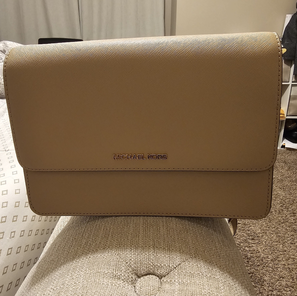 New authentic MK nude crossbody bag